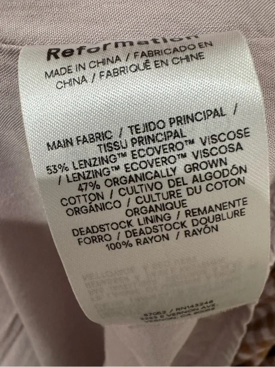 NEW Reformation Rhett Midi Dress in brown check - Picture 10 of 10